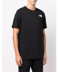 schwarzes T-Shirt mit einem Rundhalsausschnitt von The North Face