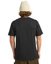 schwarzes T-Shirt mit einem Rundhalsausschnitt von Billabong