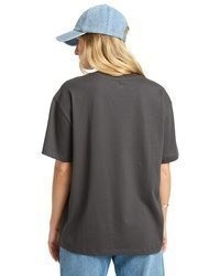 schwarzes T-Shirt mit einem Rundhalsausschnitt von Billabong
