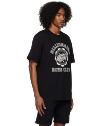 schwarzes T-Shirt mit einem Rundhalsausschnitt von Billionaire Boys Club