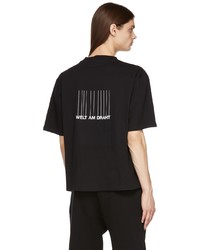 schwarzes T-Shirt mit einem Rundhalsausschnitt von Gmbh