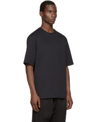 schwarzes T-Shirt mit einem Rundhalsausschnitt von Acne Studios