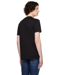 schwarzes T-Shirt mit einem Rundhalsausschnitt von Dolce & Gabbana