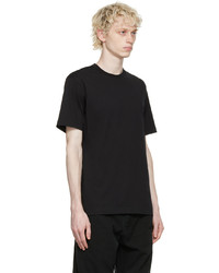 schwarzes T-Shirt mit einem Rundhalsausschnitt von Acne Studios