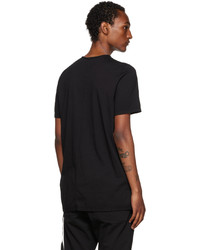 schwarzes T-Shirt mit einem Rundhalsausschnitt von Rick Owens DRKSHDW