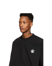 schwarzes T-Shirt mit einem Rundhalsausschnitt von Vetements