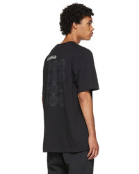 schwarzes T-Shirt mit einem Rundhalsausschnitt von adidas Originals