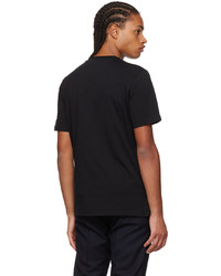 schwarzes T-Shirt mit einem Rundhalsausschnitt von Paul Smith