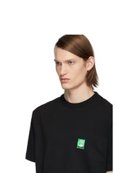 schwarzes T-Shirt mit einem Rundhalsausschnitt von Balenciaga