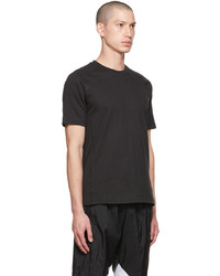 schwarzes T-Shirt mit einem Rundhalsausschnitt von adidas Originals