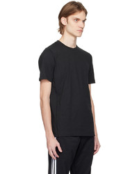 schwarzes T-Shirt mit einem Rundhalsausschnitt von adidas Originals