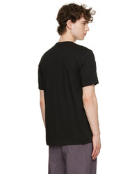 schwarzes T-Shirt mit einem Rundhalsausschnitt von Ps By Paul Smith