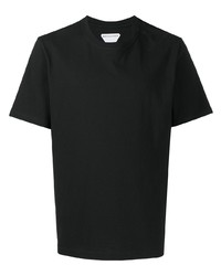 schwarzes T-Shirt mit einem Rundhalsausschnitt von Bottega Veneta