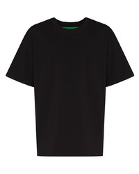 schwarzes T-Shirt mit einem Rundhalsausschnitt von Bottega Veneta