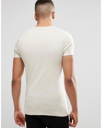 schwarzes T-Shirt mit einem Rundhalsausschnitt von Asos