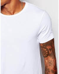 schwarzes T-Shirt mit einem Rundhalsausschnitt von Asos