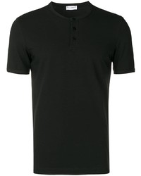 schwarzes T-Shirt mit einem Rundhalsausschnitt von Dolce & Gabbana Underwear