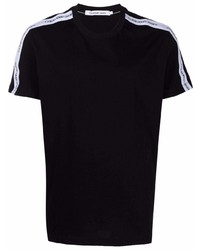 schwarzes T-Shirt mit einem Rundhalsausschnitt von Calvin Klein Jeans