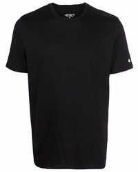 schwarzes T-Shirt mit einem Rundhalsausschnitt von Carhartt WIP