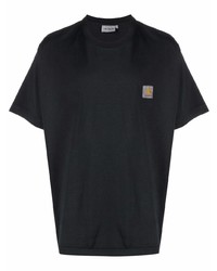 schwarzes T-Shirt mit einem Rundhalsausschnitt von Carhartt WIP