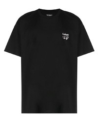 schwarzes T-Shirt mit einem Rundhalsausschnitt von Carhartt WIP