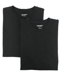 schwarzes T-Shirt mit einem Rundhalsausschnitt von Carhartt WIP