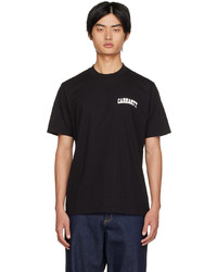 schwarzes T-Shirt mit einem Rundhalsausschnitt von CARHARTT WORK IN PROGRESS