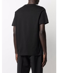 schwarzes T-Shirt mit einem Rundhalsausschnitt von Givenchy