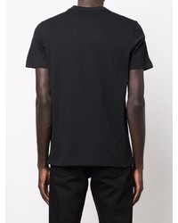 schwarzes T-Shirt mit einem Rundhalsausschnitt von Belstaff