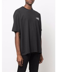 schwarzes T-Shirt mit einem Rundhalsausschnitt von Levi's