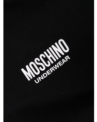 schwarzes T-Shirt mit einem Rundhalsausschnitt von Moschino