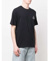 schwarzes T-Shirt mit einem Rundhalsausschnitt von Levi's