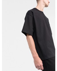 schwarzes T-Shirt mit einem Rundhalsausschnitt von Bottega Veneta