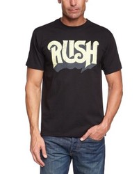 schwarzes T-Shirt mit einem Rundhalsausschnitt von Collector's Mine