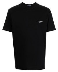 schwarzes T-Shirt mit einem Rundhalsausschnitt von Comme des Garcons Homme