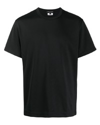 schwarzes T-Shirt mit einem Rundhalsausschnitt von Comme Des Garcons Homme Plus