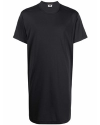 schwarzes T-Shirt mit einem Rundhalsausschnitt von Comme Des Garcons Homme Plus