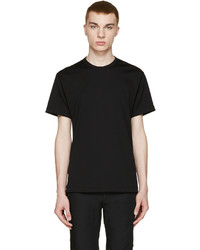 schwarzes T-Shirt mit einem Rundhalsausschnitt von Comme des Garcons