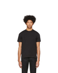 schwarzes T-Shirt mit einem Rundhalsausschnitt von Comme Des Garcons SHIRT