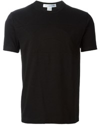 schwarzes T-Shirt mit einem Rundhalsausschnitt von Comme Des Garcons SHIRT