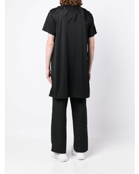 schwarzes T-Shirt mit einem Rundhalsausschnitt von Comme Des Garcons Homme Plus