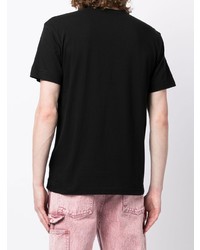 schwarzes T-Shirt mit einem Rundhalsausschnitt von Comme Des Garcons Play