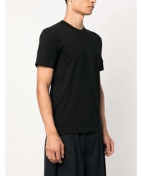 schwarzes T-Shirt mit einem Rundhalsausschnitt von Comme Des Garcons Play