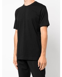 schwarzes T-Shirt mit einem Rundhalsausschnitt von Comme Des Garcons SHIRT