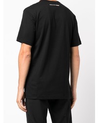 schwarzes T-Shirt mit einem Rundhalsausschnitt von Comme Des Garcons SHIRT