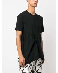 schwarzes T-Shirt mit einem Rundhalsausschnitt von Comme Des Garcons SHIRT