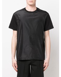 schwarzes T-Shirt mit einem Rundhalsausschnitt von Valentino