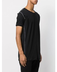 schwarzes T-Shirt mit einem Rundhalsausschnitt von Army Of Me