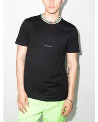 schwarzes T-Shirt mit einem Rundhalsausschnitt von Givenchy