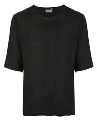 schwarzes T-Shirt mit einem Rundhalsausschnitt von Costumein